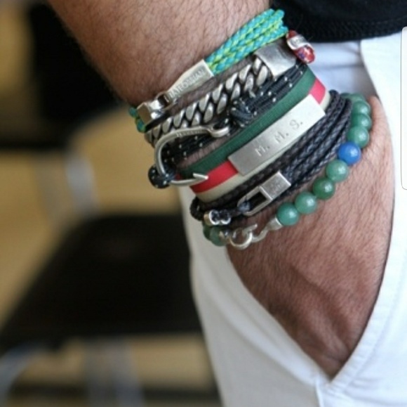 Stone & Polymer Clay Bracelet NWOT - Picture 7 of 7